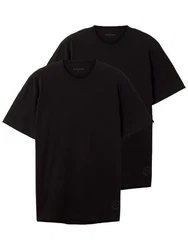 TOM TAILOR T-Shirt Schwarz (6358)