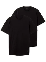 TOM TAILOR T-Shirt Schwarz (6358)
