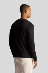 Lyle & Scott Langarmshirt Grün/Schwarz