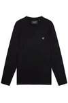 Lyle & Scott Langarmshirt Grün/Schwarz