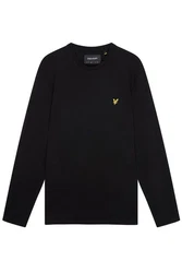 Lyle & Scott Langarmshirt Grün/Schwarz