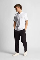 Lyle & Scott T-Shirt Poloshirt Gold/Weiß/Gelb