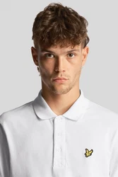 Lyle & Scott T-Shirt Poloshirt Gold/Weiß/Gelb