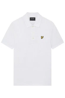 Lyle & Scott T-Shirt Poloshirt Gold/Weiß/Gelb