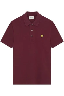Lyle & Scott T-Shirt Poloshirt Dunkelrot/Bordeaux