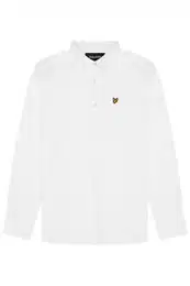 Langarmhemd Herren, 100% Baumwolle, Mit Button Down Kragen