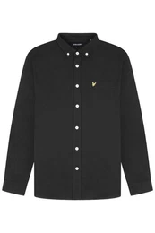 Langarmhemd Herren, 100% Baumwolle, Mit Button Down Kragen
