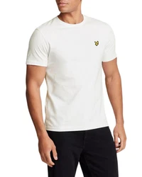 Lyle & Scott T-Shirt Plain Weiß/Grün/Gold