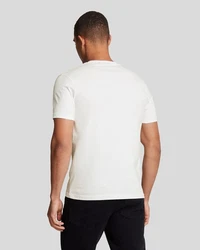 Lyle & Scott T-Shirt Plain Weiß/Grün/Gold