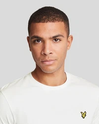 Lyle & Scott T-Shirt Plain Weiß/Grün/Gold