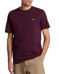 Lyle & Scott T-Shirt Plain Dunkelrot/Bordeaux/Lila