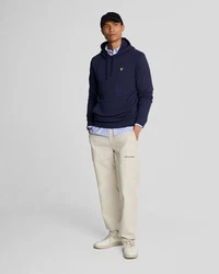 Lyle & Scott Hoodie Pullover navy/gelb/schwarz