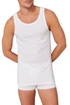 Schiesser Unterhemd 95/5 Organic Cotton Stretch Trägerhemd Achselshirt 