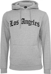 MisterTee Sweatshirt Herren Los Angeles Wording Hoody Grau/Hellgrau/Blau/Grün