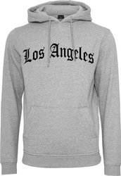 MisterTee Sweatshirt Herren Los Angeles Wording Hoody Grau/Hellgrau/Blau/Grün