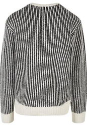 Urban Classics Rundhalspullover Oversized Two Tone Sweater Grau/Braun/Hellgrau
