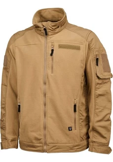 Brandit Fleecejacke Ripstop Jacket (1-St) Braun/Khaki/Beige