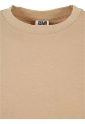 URBAN CLASSICS T-Shirt Urban Classics Herren Organic Oversized Colorblock Tee Mischfarben/Beige/Khaki