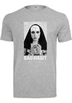 Mister Tee T-Shirt Bad Habit Tee Grau/Hellgrau/Silber/Grün/Lila