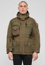 Brandit Performance Outdoorjacke Braun/Dunkelgrün