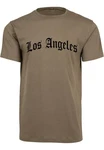 Mister Tee T-Shirt Dunkelgrün/Khaki/Braun
