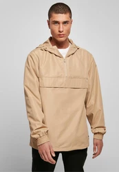 URBAN CLASSICS Anorak Recycled Basic Pull Over Jacket (1-St) Braun/Beige/Khaki