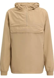 URBAN CLASSICS Anorak Recycled Basic Pull Over Jacket (1-St) Braun/Beige/Khaki