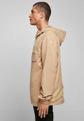 URBAN CLASSICS Anorak Recycled Basic Pull Over Jacket (1-St) Braun/Beige/Khaki