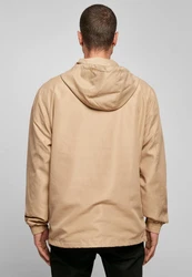 URBAN CLASSICS Anorak Recycled Basic Pull Over Jacket (1-St) Braun/Beige/Khaki
