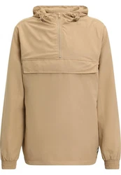 URBAN CLASSICS Anorak Recycled Basic Pull Over Jacket (1-St) Braun/Beige/Khaki