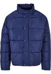 Urban Classics Jacke Raglan Puffer Jacket (1-St) Dunkelblau/Blau