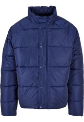 Urban Classics Jacke Raglan Puffer Jacket (1-St) Dunkelblau/Blau