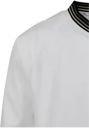 Urban Classics Rundhalspullover Warm Up Pull Over (1-tlg) Grau/Weiß/Hellgrau