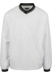 Urban Classics Rundhalspullover Warm Up Pull Over (1-tlg) Grau/Weiß/Hellgrau