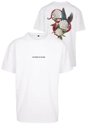 Upscale by Mister Tee Kurzarmshirt We Dream in Colors Tee Weiß/Rosa/Rot