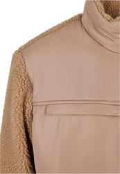 Urban Classics Jacke Patched Sherpa Jacket Braun/Beige
