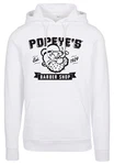 Merchcode Kapuzensweatshirt Popeye Barber Shop Hoody Weiß/Grau/Lila/Hellblau/Rosa