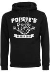 Merchcode Kapuzensweatshirt Popeye Barber Shop Hoody Lila/Grau