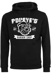 Merchcode Kapuzensweatshirt Popeye Barber Shop Hoody Lila/Grau