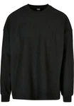 Urban Classics Herren Rib Terry Boxy Crew Schwarz