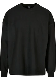 Rundhalspullover Herren Rib Terry Boxy Crew (1-tlg)