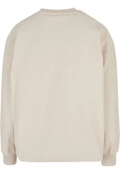 Urban Classics Herren Rib Terry Boxy Crew Khaki/Beige/Braun