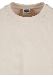 Urban Classics Herren Rib Terry Boxy Crew Khaki/Beige/Braun