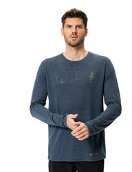 VAUDE Longsleeve Me Rosemoor LS T-Shirt III Hellblau/Dunkelblau/Blau/Türkis