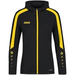 Jako Kapuzensweatshirt Kapuzenjacke Power schwarz/citro