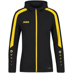 Jako Kapuzensweatshirt Kapuzenjacke Power schwarz/citro
