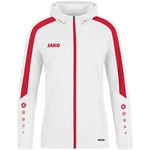 Jako Kapuzensweatshirt Kapuzenjacke Power weiß/rot