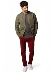 Pittman Chinohose Nova Dunkelrot/Bordeaux/Rot