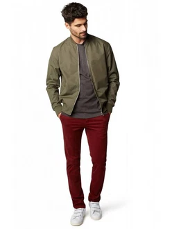 Pittman Chinohose Nova Dunkelrot/Bordeaux/Rot Pittman Chinohose Nova Dunkelrot/Bordeaux/Rot