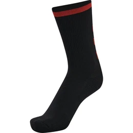 Sportsocken ELITE INDOOR SOCK LOW PA BLACK/CHERRY TOMATO